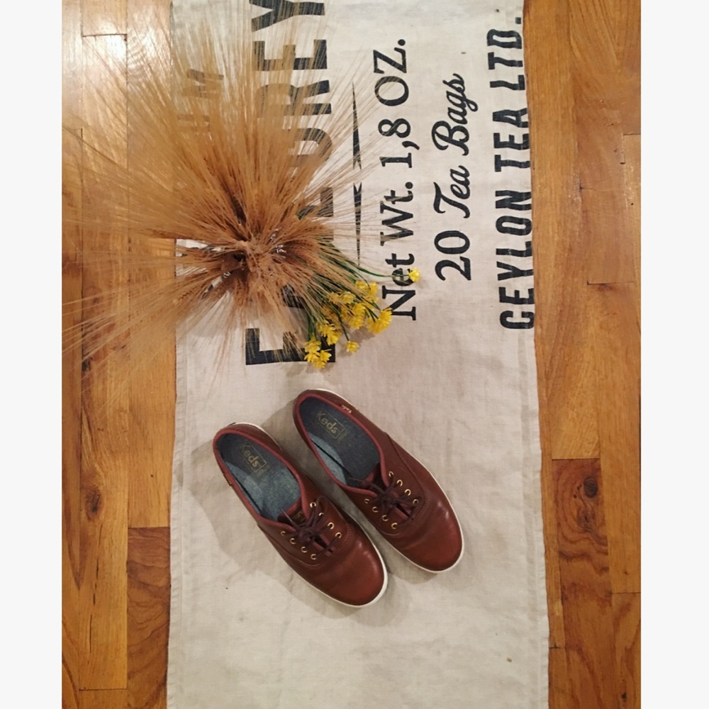 Leather Keds - Brown